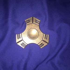 Stainless Steel gold platted fidget spinner